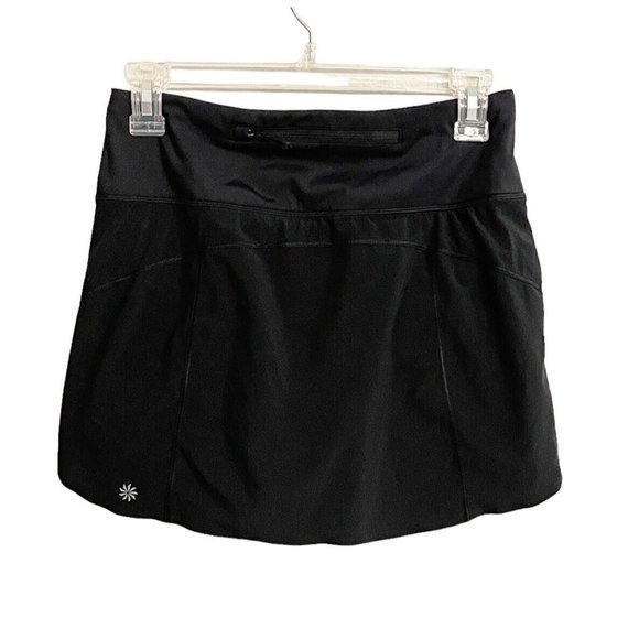 Athleta Black Run With It Skort Size X-Small Golf Tennis Pickleball Activewear - Picture 3 of 10